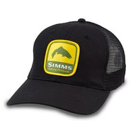 Čepice Simms Patch Trucker - Black Čepice Simms Patch Trucker - Black
