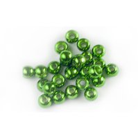 Mosazná hlavička - brass  beads 3.8 mm - Metallic Green