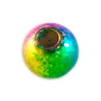 Mosazná hlavička - brass beads 2.0 mm - Rainbow