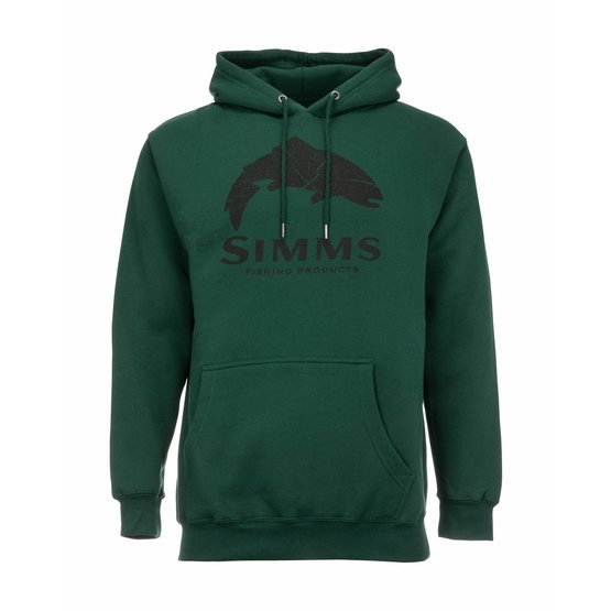 Mikina Simms Wood Trout Hoody Forest