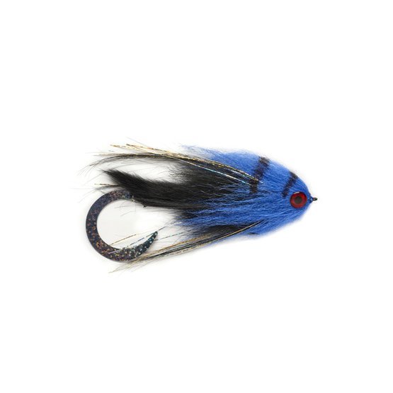 Štikový streamer wiggle tail black and blue