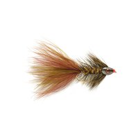 Wooly Bugger Grizzly  Skullhead - streamer