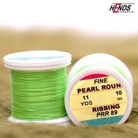 Kroužkovací nit Pearl Round Ribbing - Chartreuse