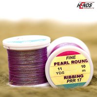 Kroužkovací nit Pearl Round Ribbing - Fialová