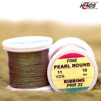 Kroužkovací nit Pearl Round Ribbing - Olivová tmavá
