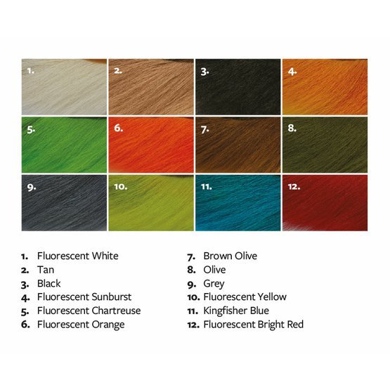 Bucktail - jelení ocas barevná škála.jpg