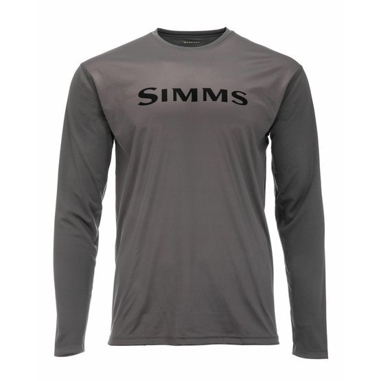 Tričko Simms Solar tech tee Steel