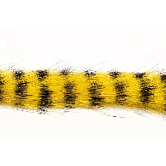 troutline--barred-rabbit-zonker-strips-yellow