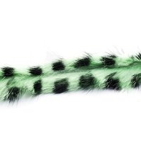 Troutline Rabbit Barred Zonker Strip - Chartreuse
