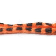 Troutline Rabbit Barred Zonker Strip - Orange