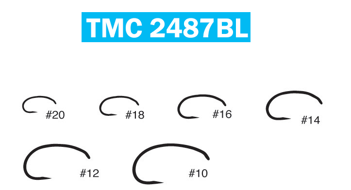 Muškařský háček Tiemco TMC 2487BL - 12