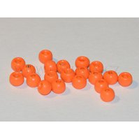 Mosazná hlavička - brass  beads 3.8 mm - Fluo Orange