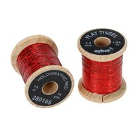 Sybai Flat Tinsel 0.4 mm - Holographic Red