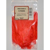 Wapsi Wooly Bugger Marabou - Fl. Red