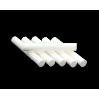 Foam Cylinders booby - White 7mm