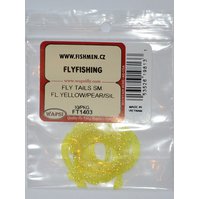 Wapsi Fly Tail - FL.YELLOW/PEARL/SILVER